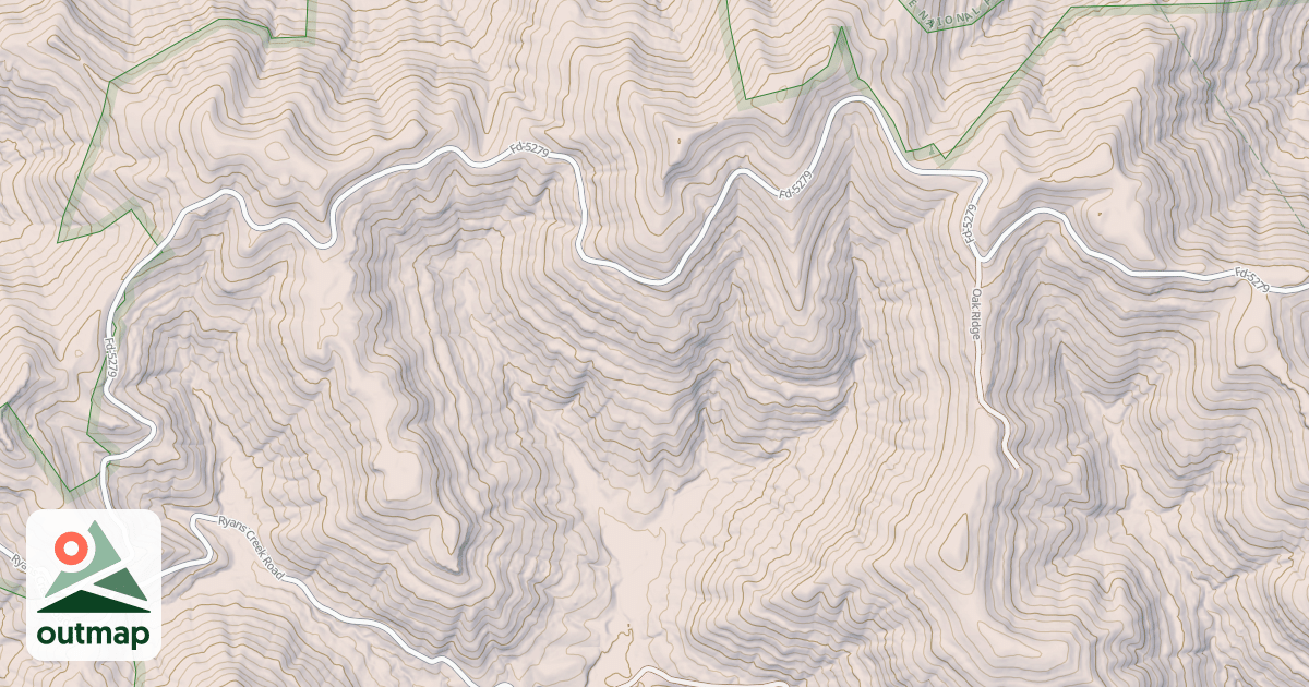 Map of RYANS MTN