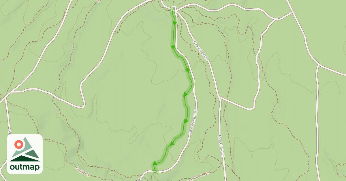 Map of Bell LoopTrail