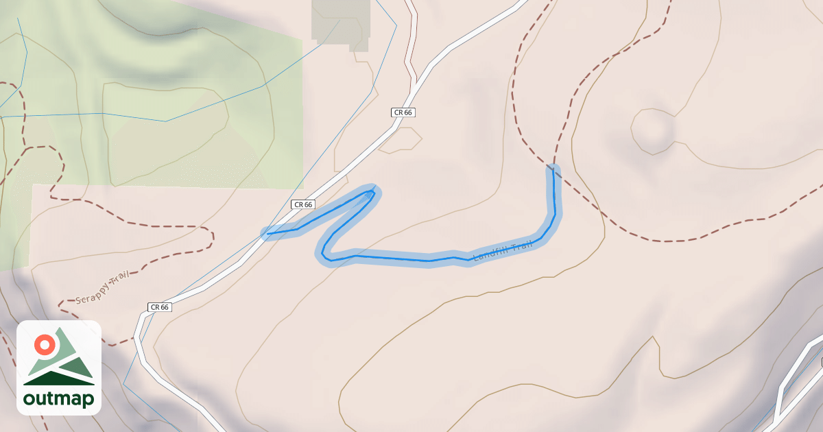 Map of Landfill Trail