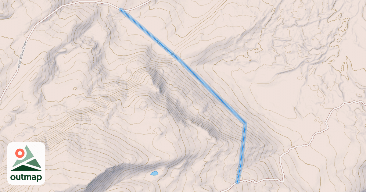 Map of Patosi Peak Trail