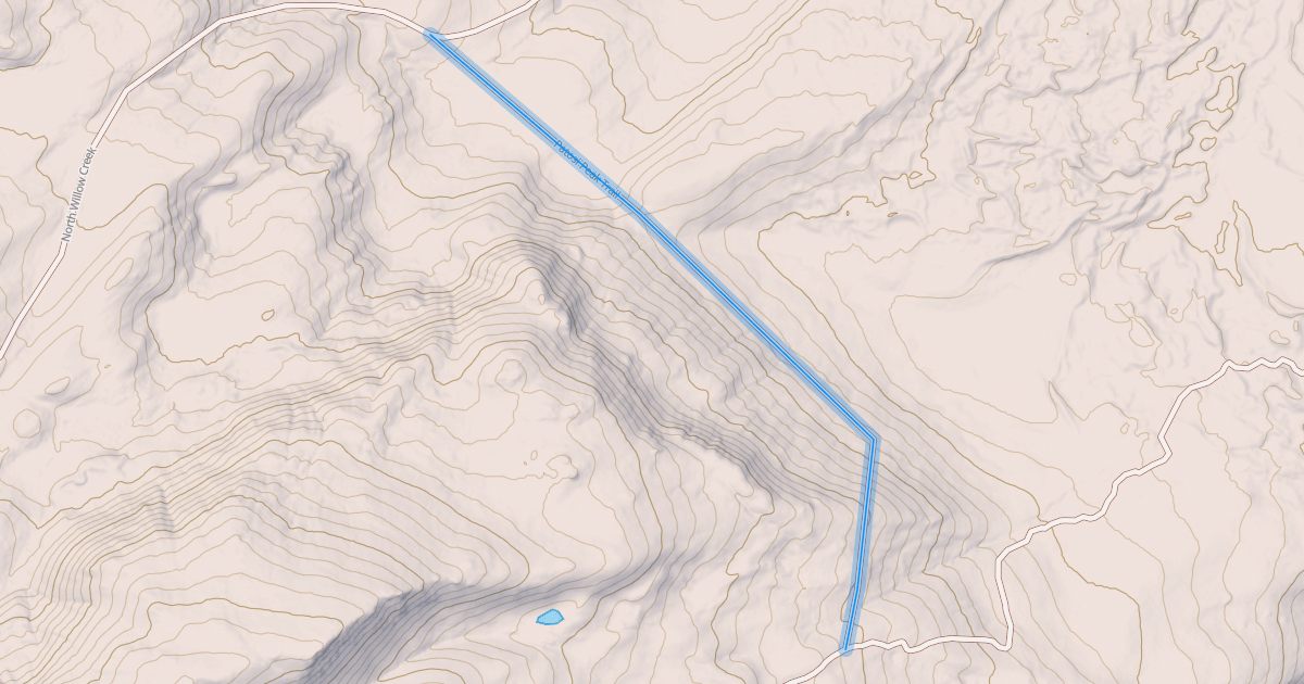 Map preview of Patosi Peak Trail