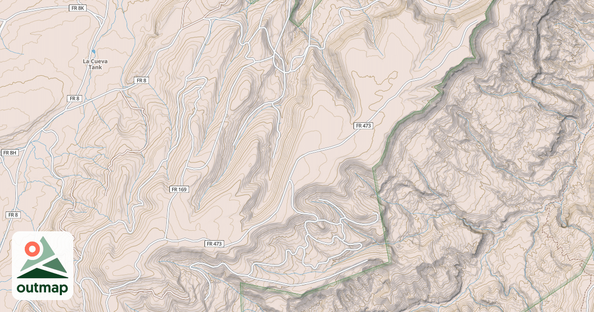 Map of LOS INDIOS