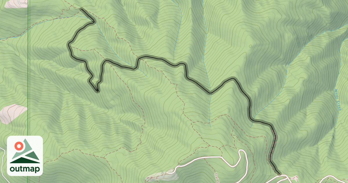 Map of Trail 29 "Big Trees"