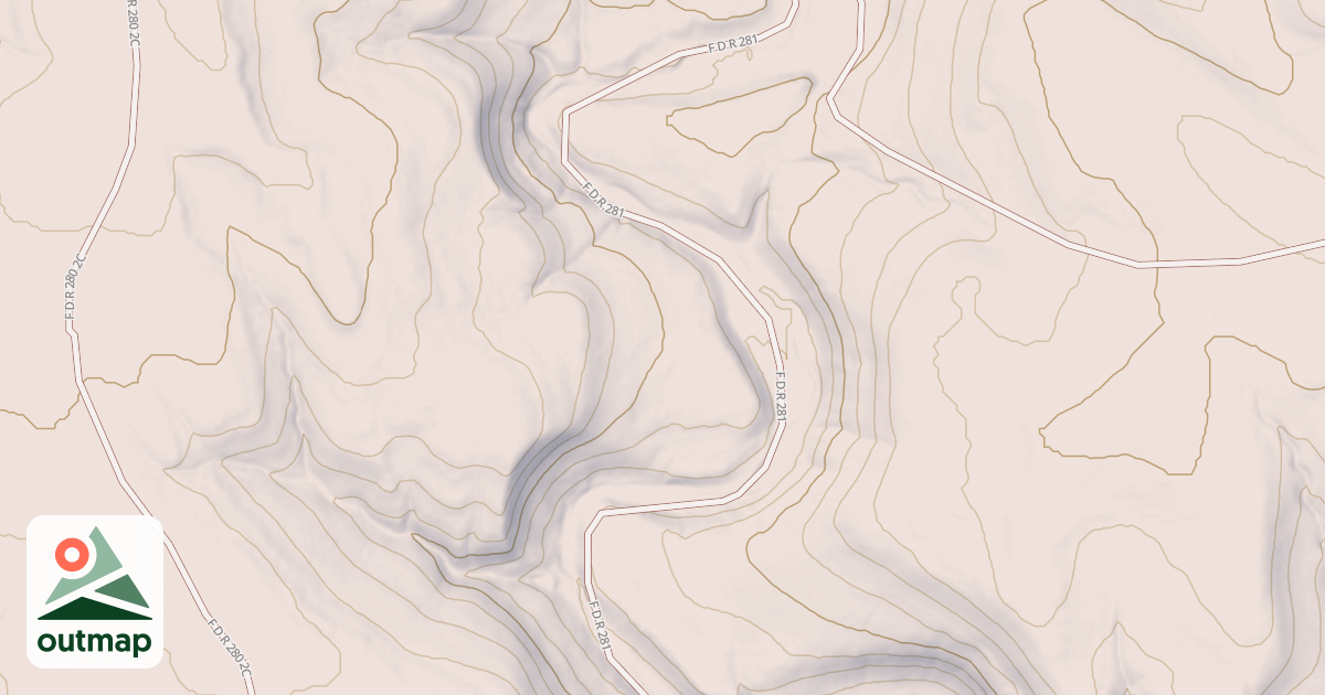 Map of GILLETTE CANYON RD