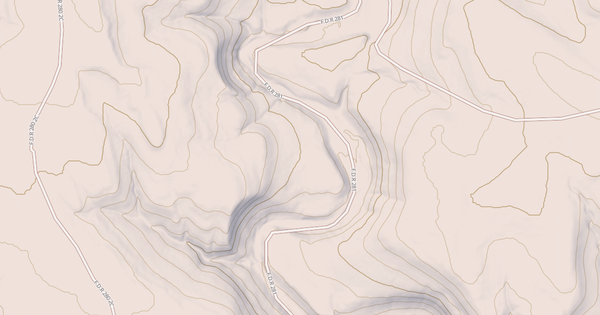 Map preview of GILLETTE CANYON RD