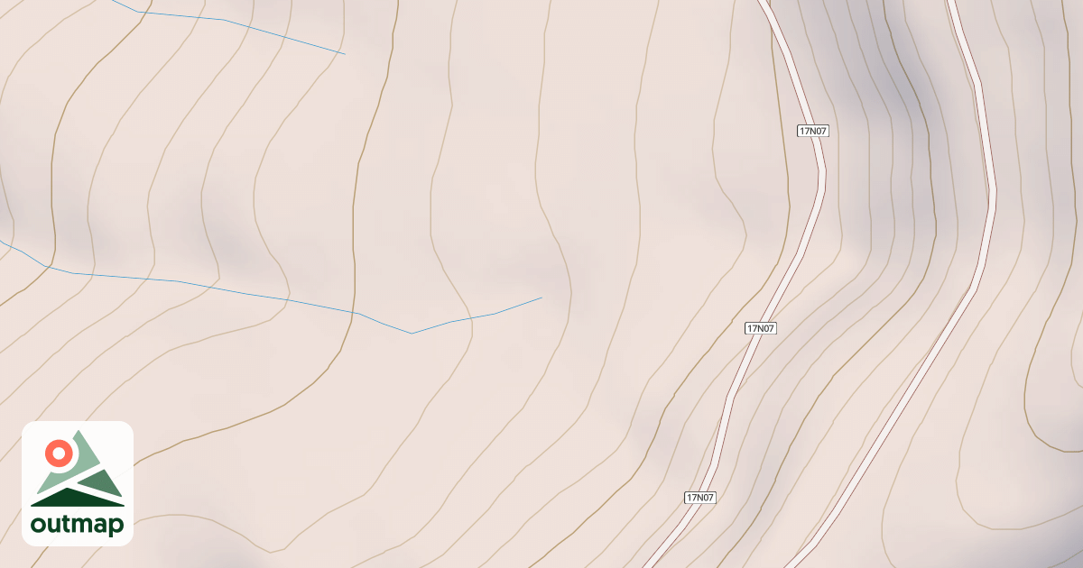 Map of LOWER COON MTN