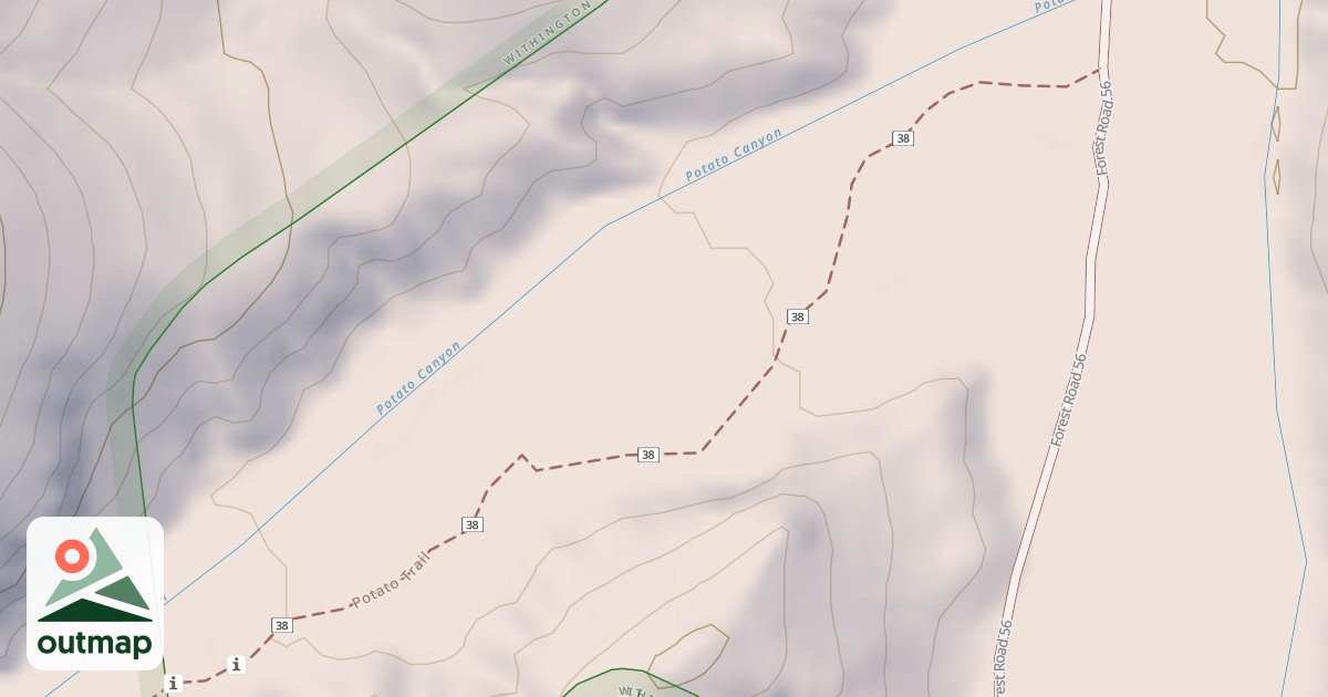 Map of USFS Motor Vehicle Use Map Roads {AA0F2B82-BD8F-4F1E-9D3E-8EEBFDB9CF51}