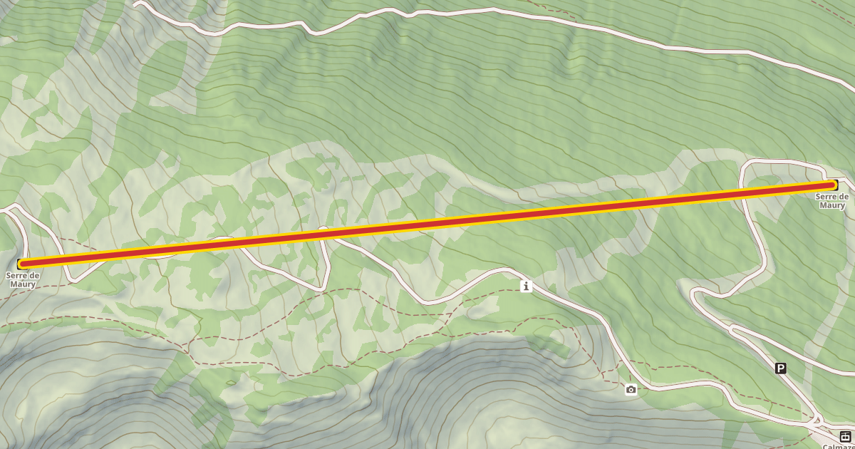 Map preview of Serre de Maury