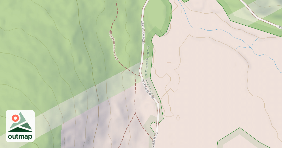 Map of Old Florida Road