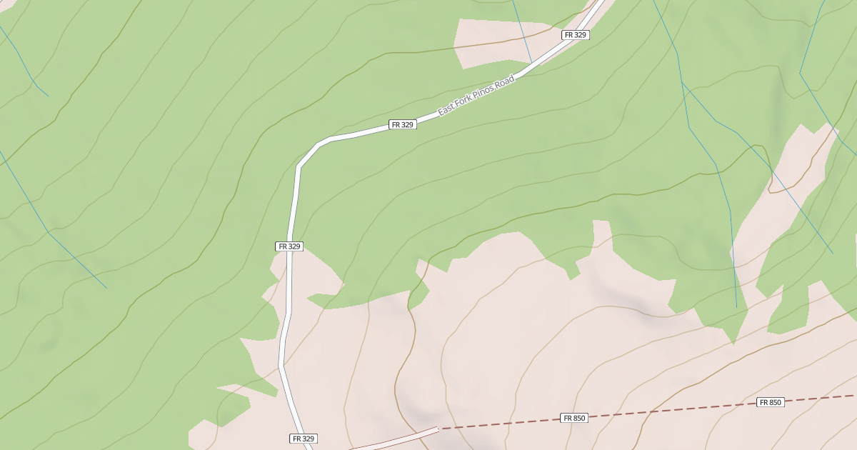 Map preview of EAST FORK PINOS