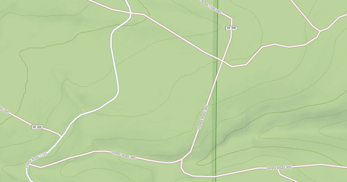 Map preview of USFS Motor Vehicle Use Map Roads {121A7F36-3855-429B-98DE-B705515FF77F}