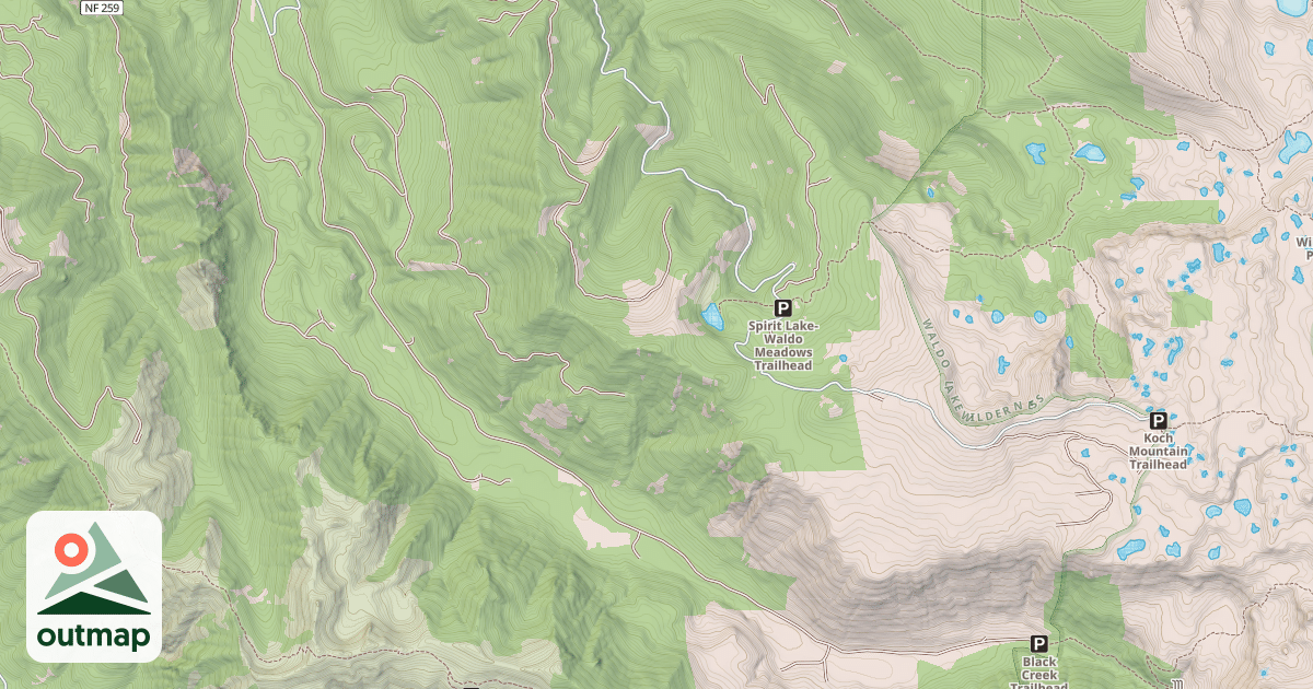 Map of BLACK CREEK