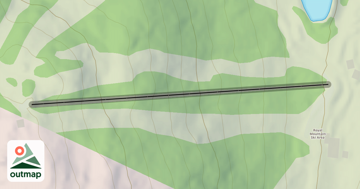 Map of T-Bar Line