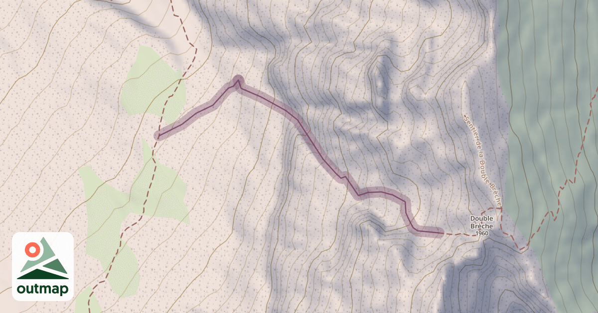Map of Traversée du Gerbier