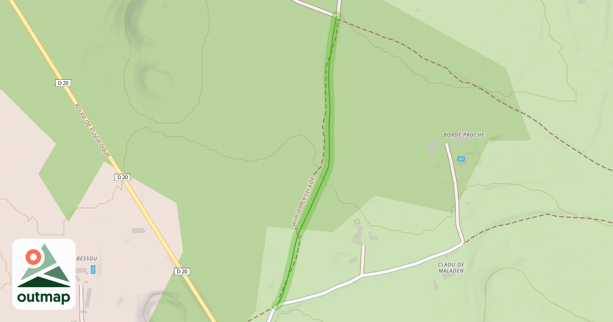 Map of Chemin de Lestrade