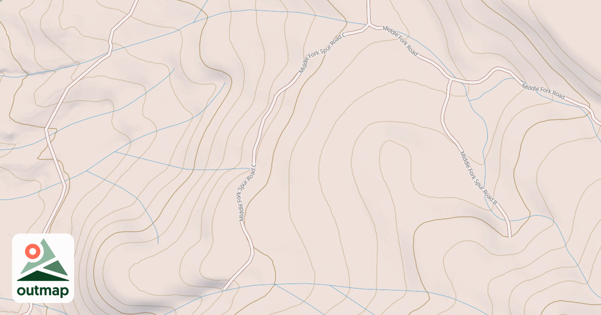Map of MIDDLE FORK SPUR C