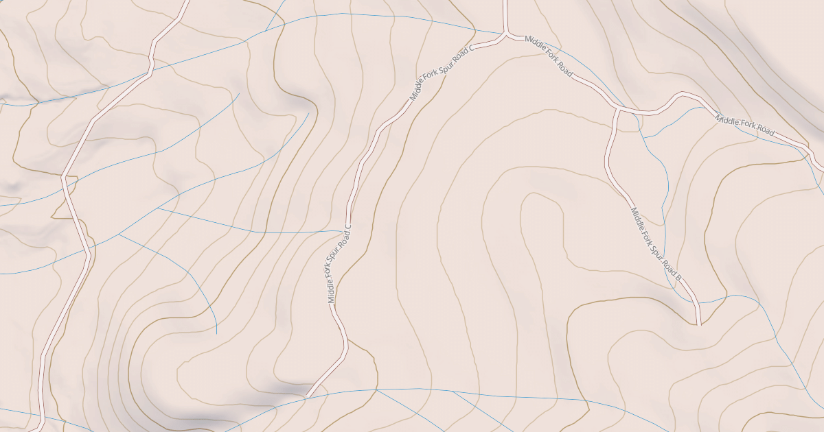 Map preview of MIDDLE FORK SPUR C