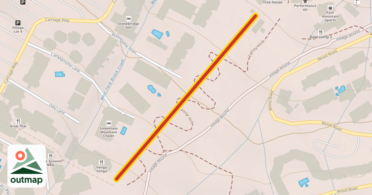 Map of Sky Cab
