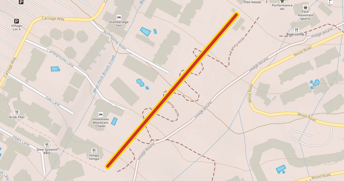 Map preview of Sky Cab