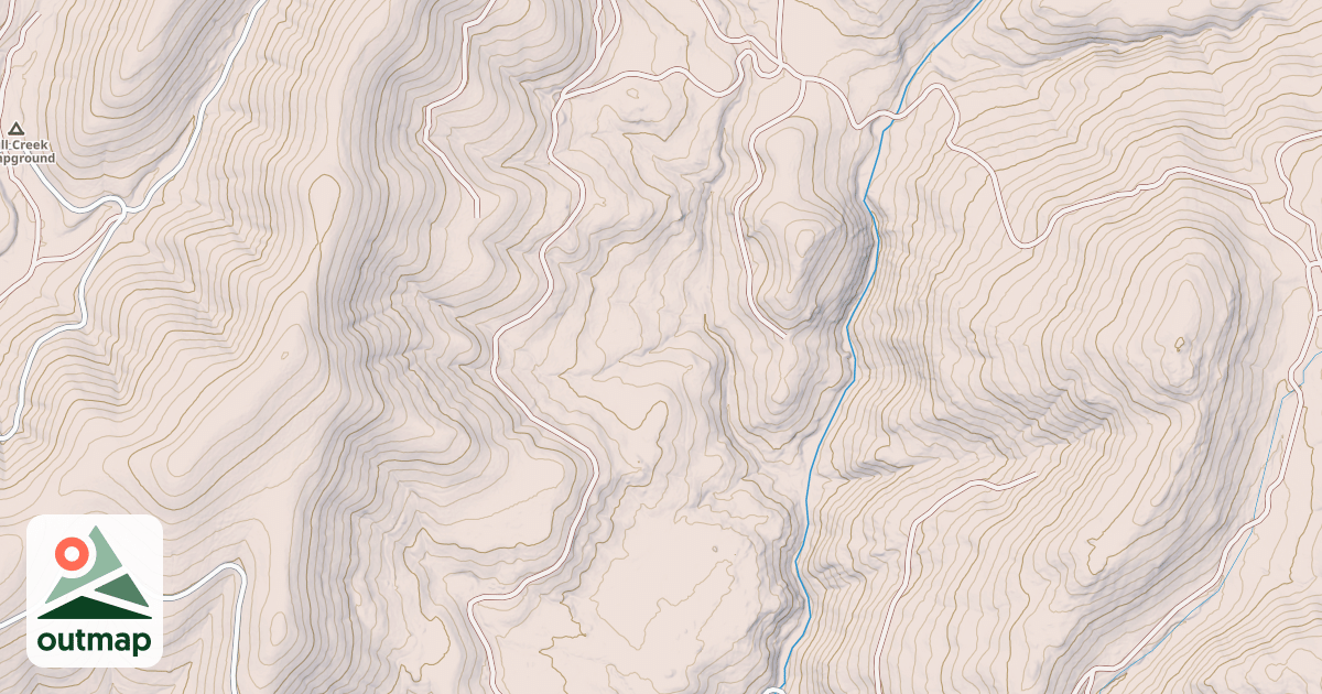 Map of HULL CREEK OHV-M/C-ATV