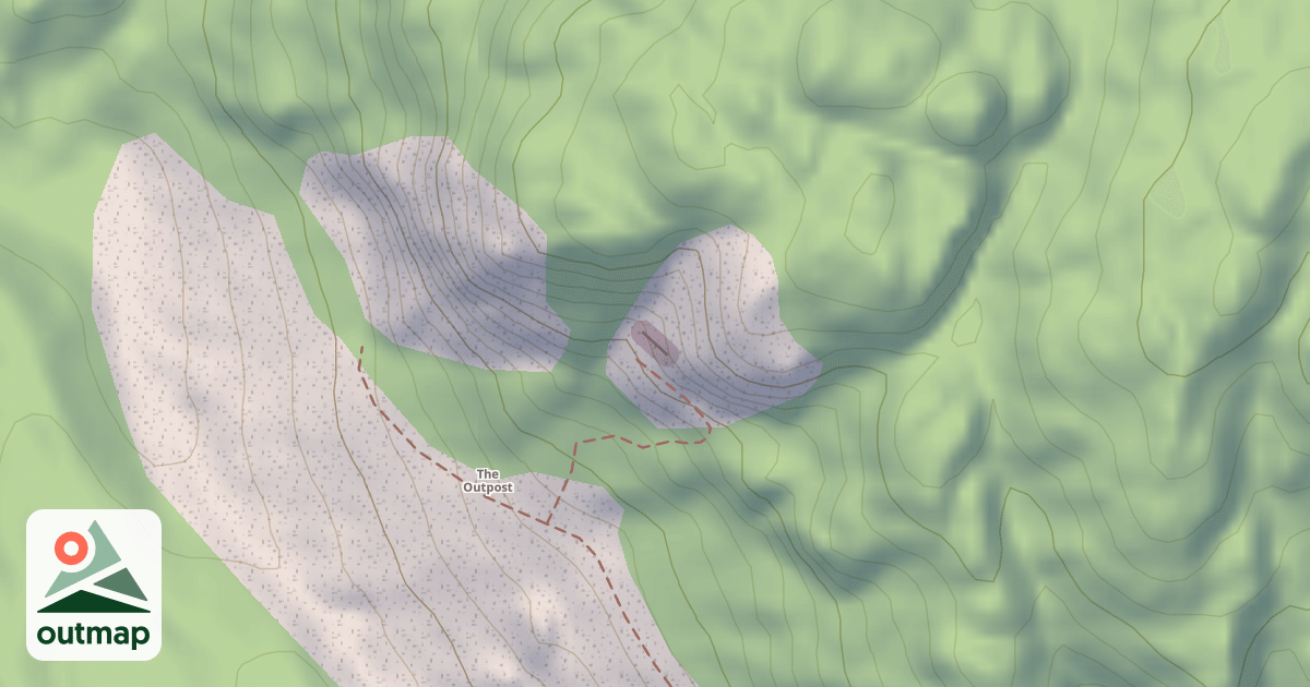 Map of Climbing Crag