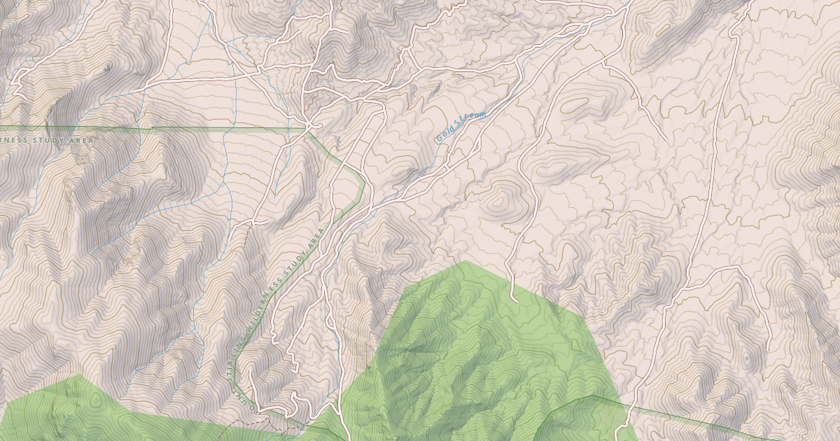 Map preview of GOLD SPRING ROAD