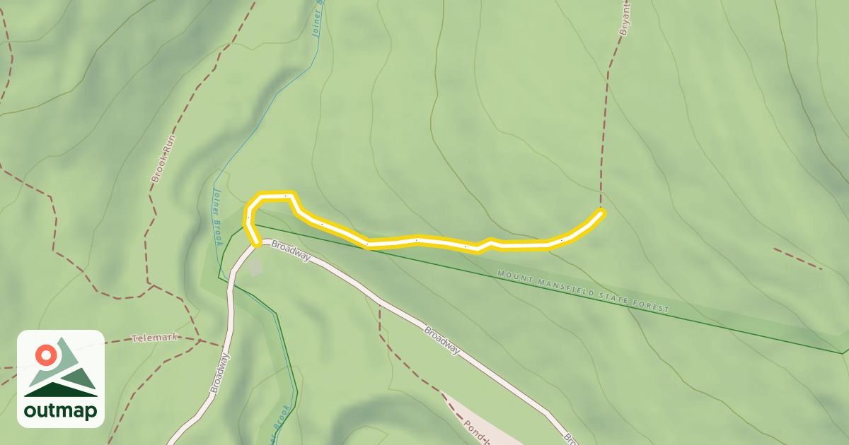 Map of Bryant Trail