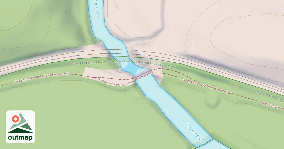 Map of Chesapeake and Ohio Canal