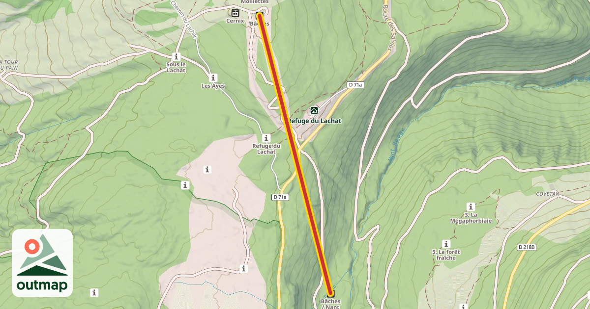 Map of Bâches