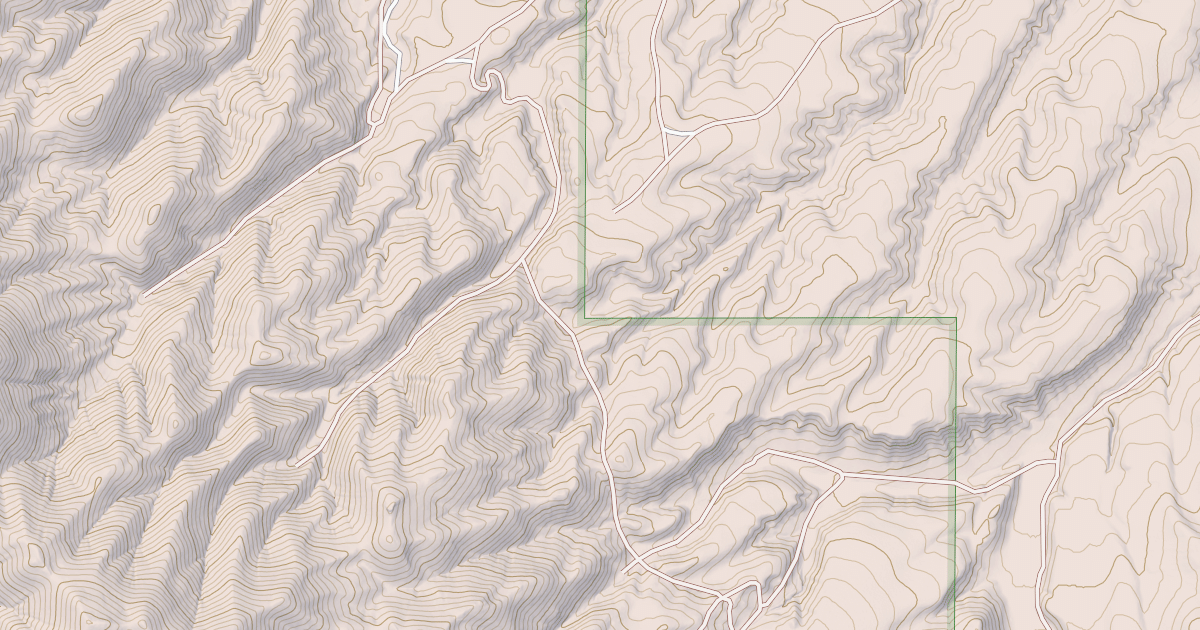 Map preview of PIPELINE JEEP TRAIL