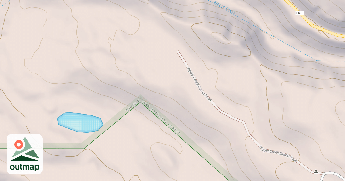 Map of RIPPLE CREEK DUMP ROAD