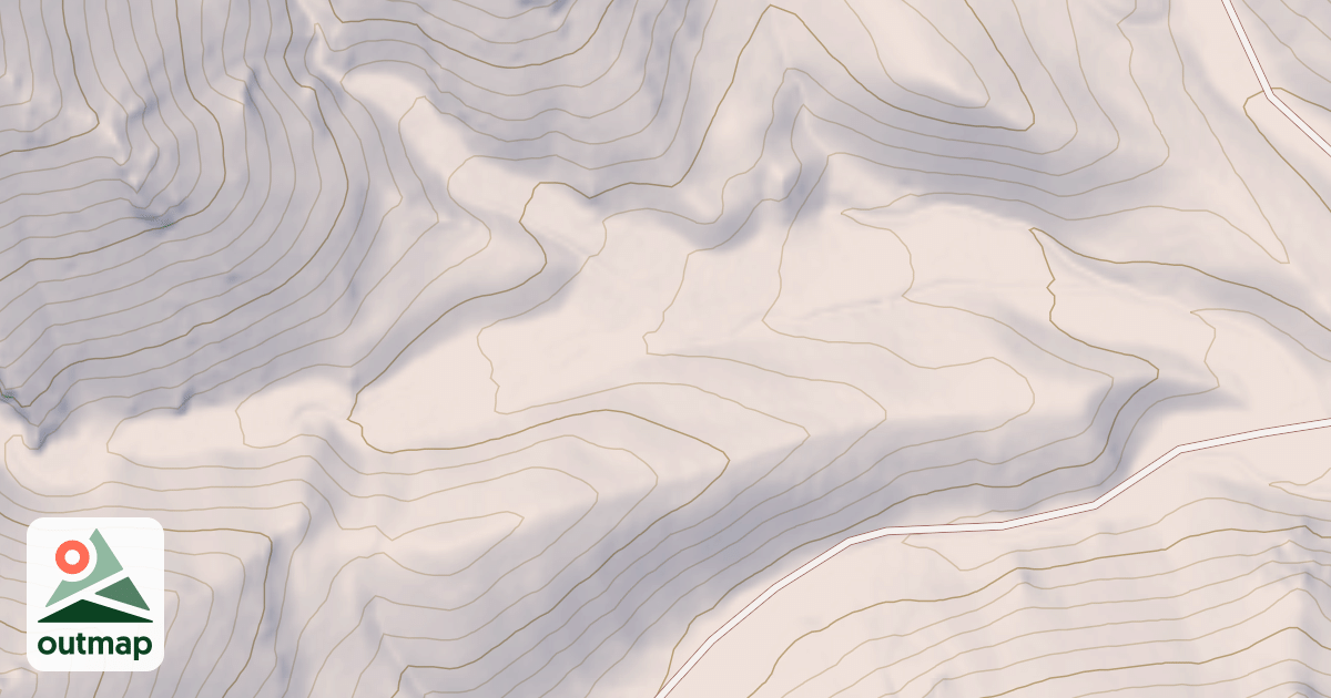 Map of North Fork Deer Creek
