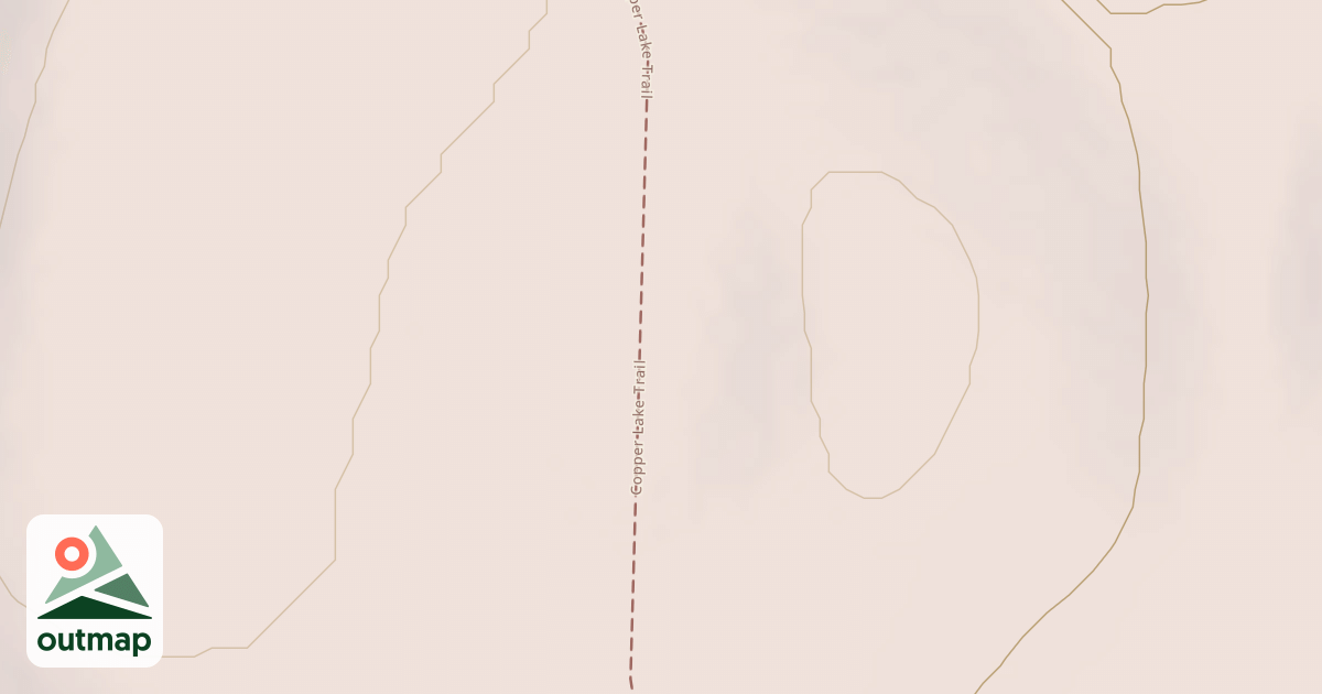 Map of Copper Lake Trail