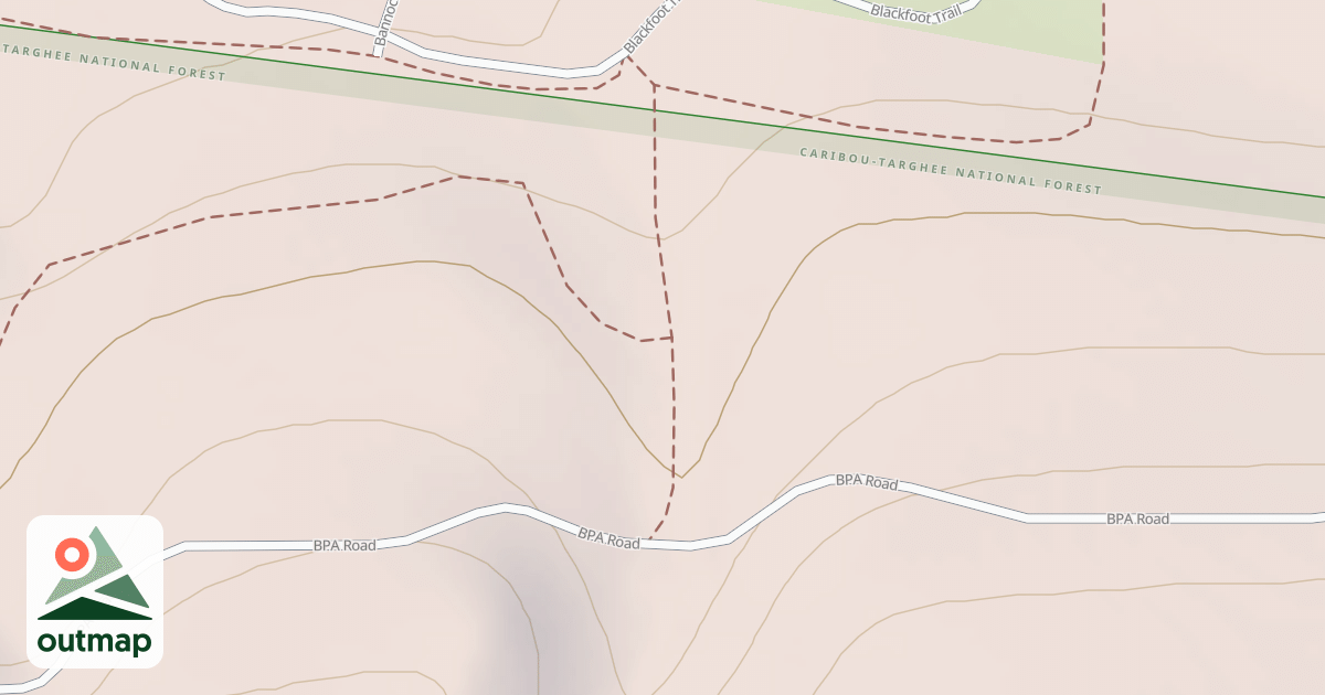 Map of SHERMAN SPRINGS