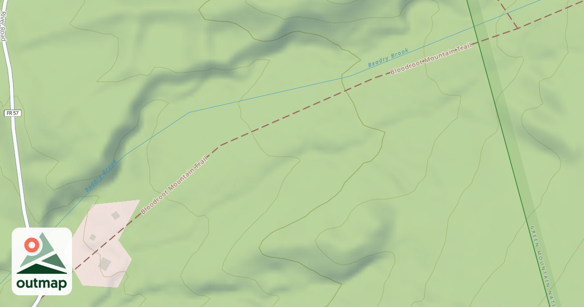 Map of Boiling Spring