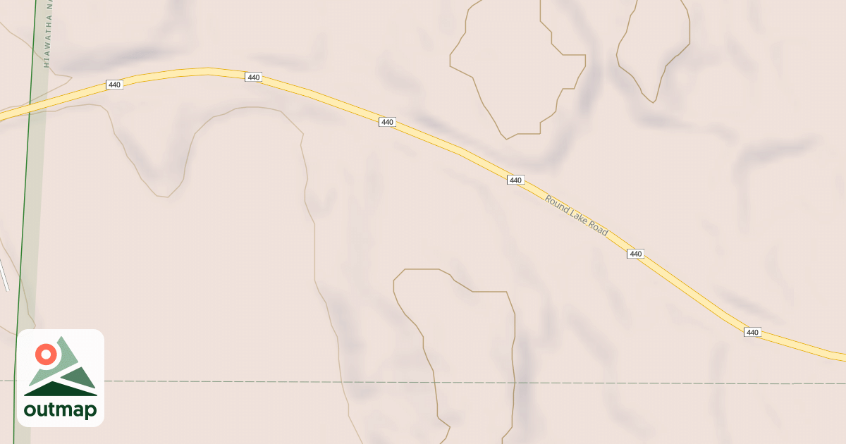 Map of MUSKRAT LAKE