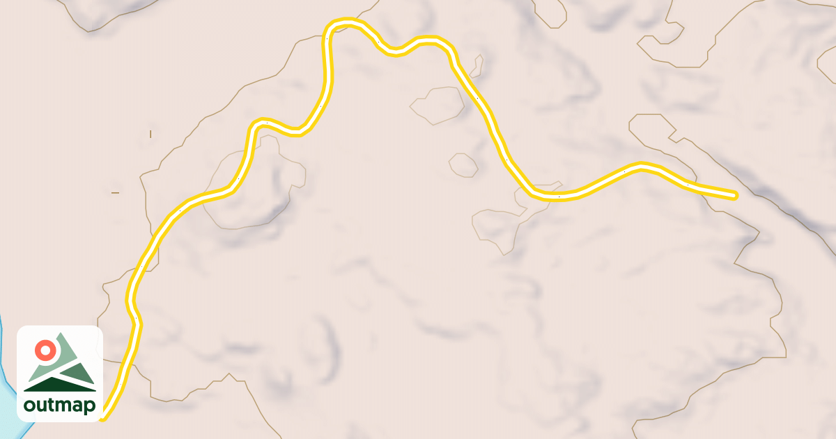 Map of Blue Trail