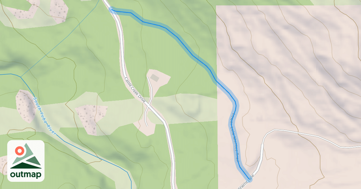 Map of Lower Lola Montez Trail
