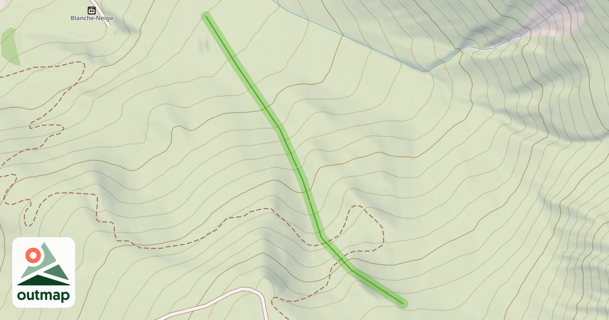 Map of Dos du Géant