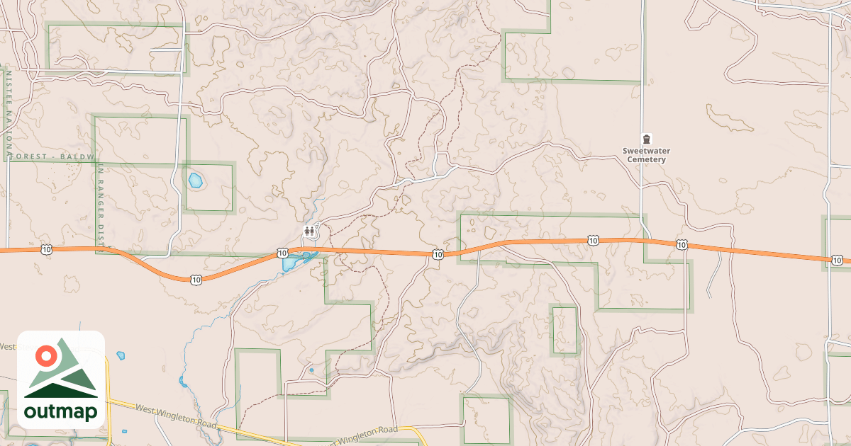 Map of MCCT - LITTLE O SPUR