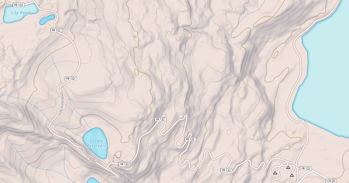 Map preview of LILLY POND