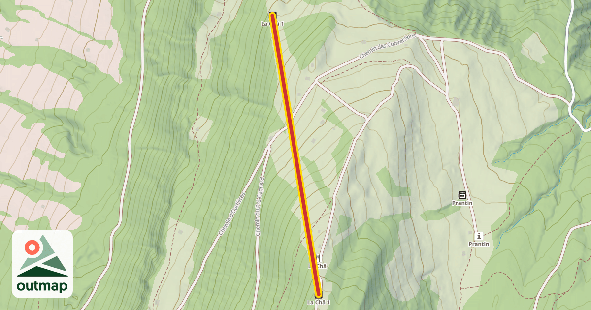 Map of La Châ 1
