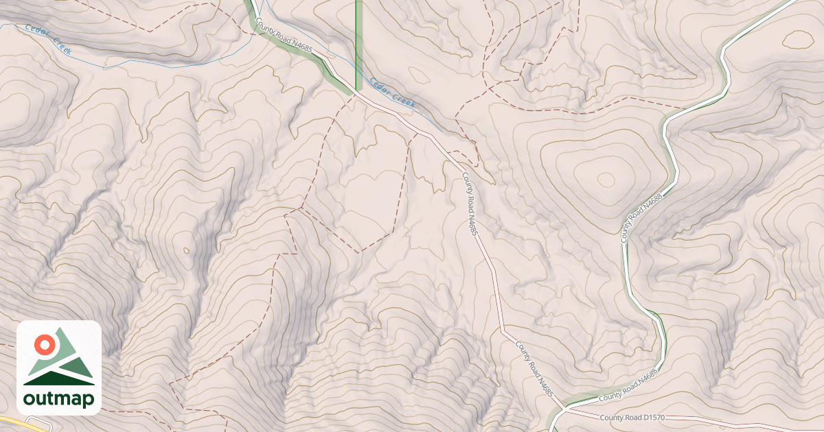 Map of GOLDVILLE