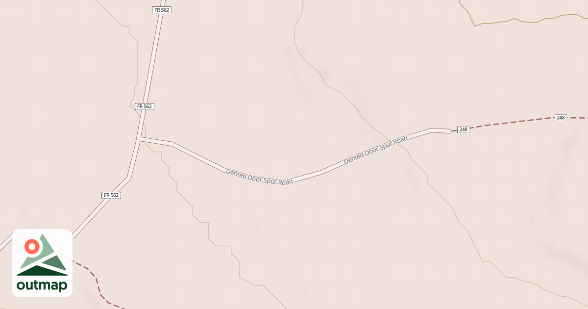 Map of DENTED DOOR SPUR