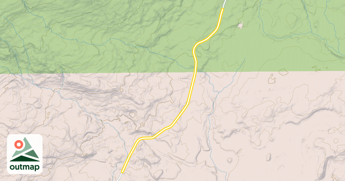 Map of Roaring Brook Road