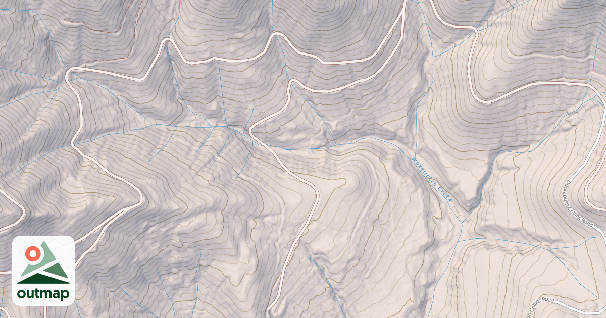 Map of USFS National Forest System Roads {DC53BED5-EC91-4D2B-9176-90BA466EC361}