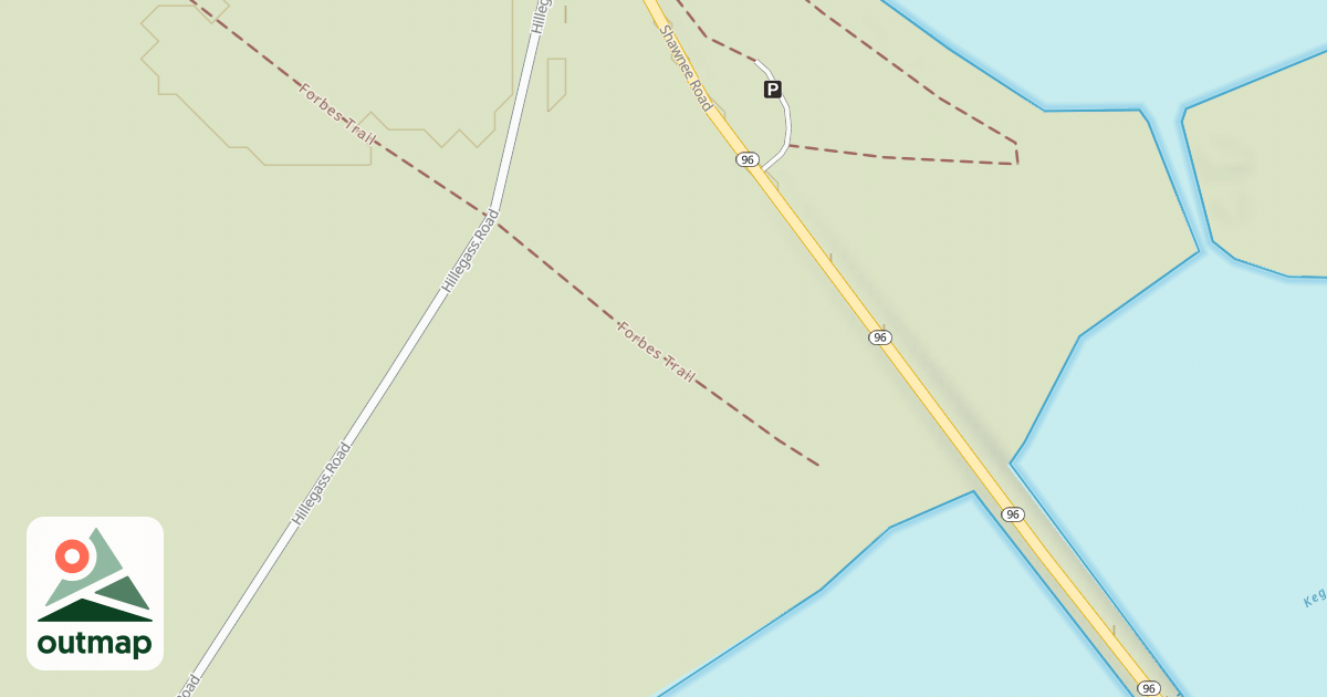 Map of Shawnee State Park Trails