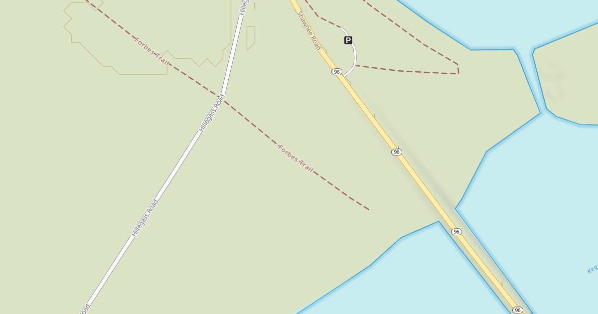 Map preview of Shawnee State Park Trails