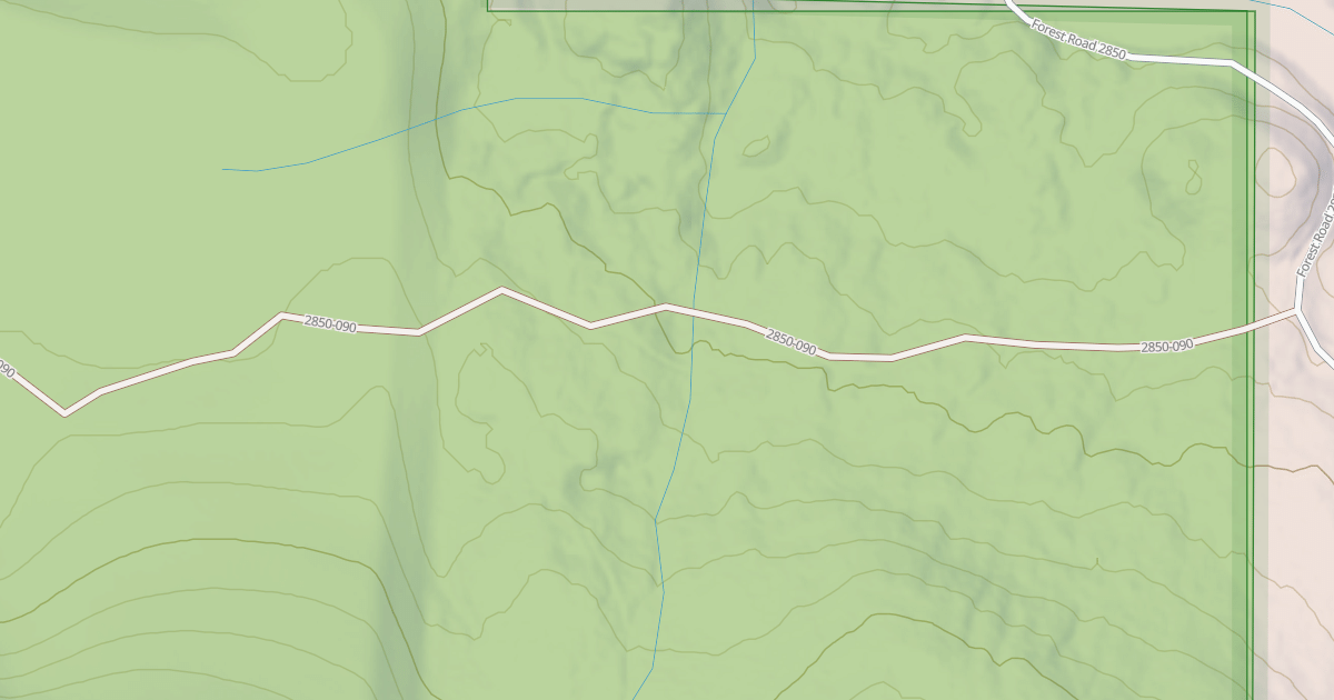 Map preview of USFS Motor Vehicle Use Map Roads {C90FB056-93BF-47ED-93F0-10E0975710E3}
