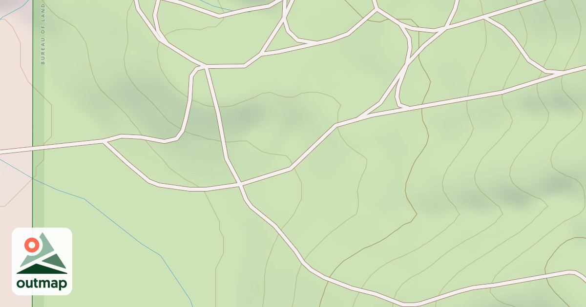 Map of BLM National GTLF Public Motorized Roads 4c988956-907a-4559-9d4a-bb940d5008c7